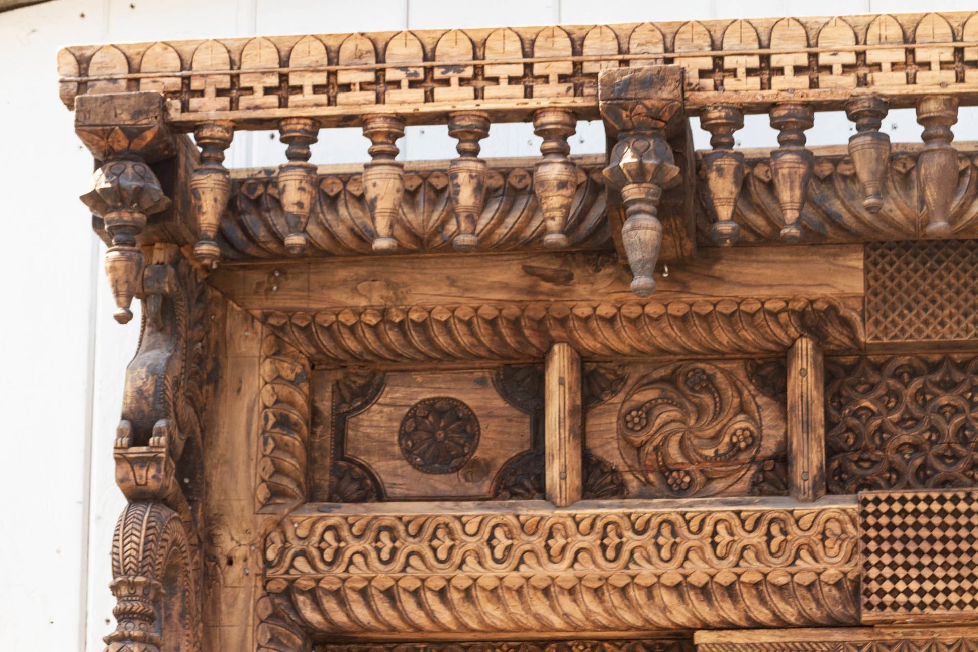 Majestic 18th Century Swat Valley Grand Mirror - Horizon and Stone 