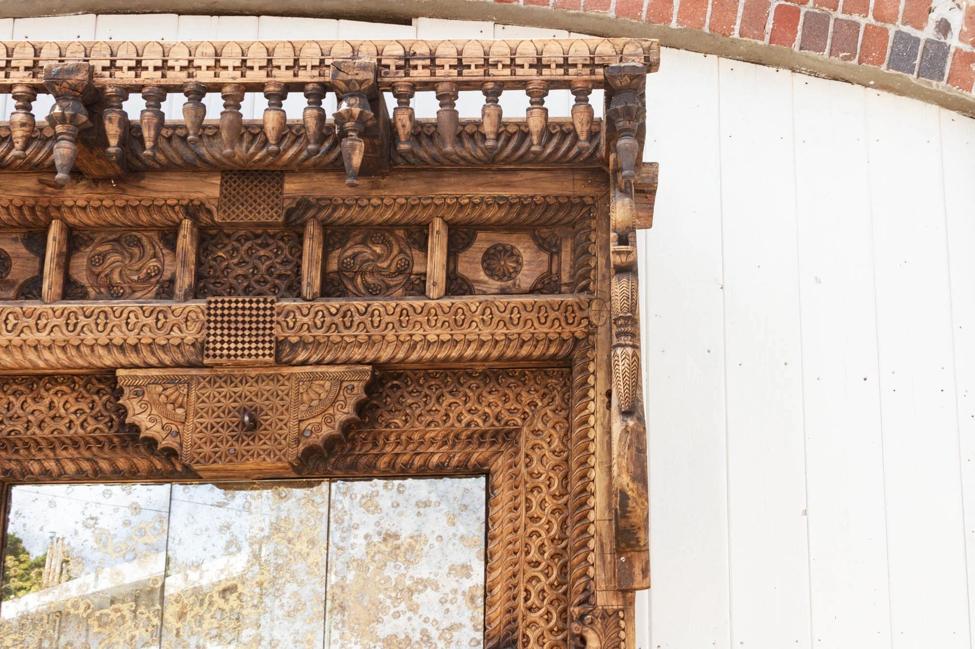 Majestic 18th Century Swat Valley Grand Mirror - Horizon and Stone 