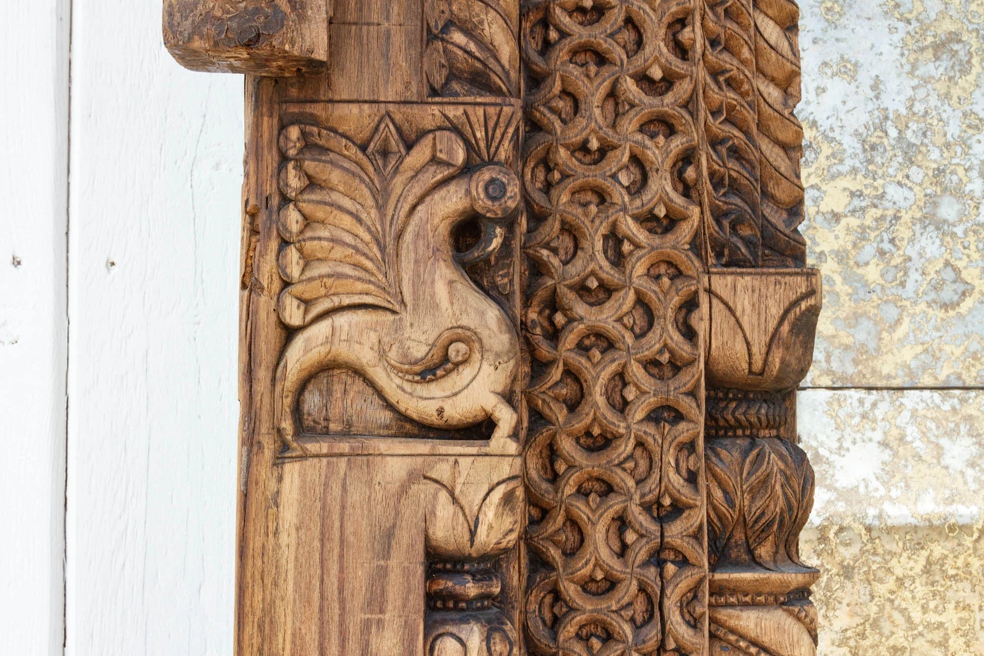 Majestic 18th Century Swat Valley Grand Mirror - Horizon and Stone 