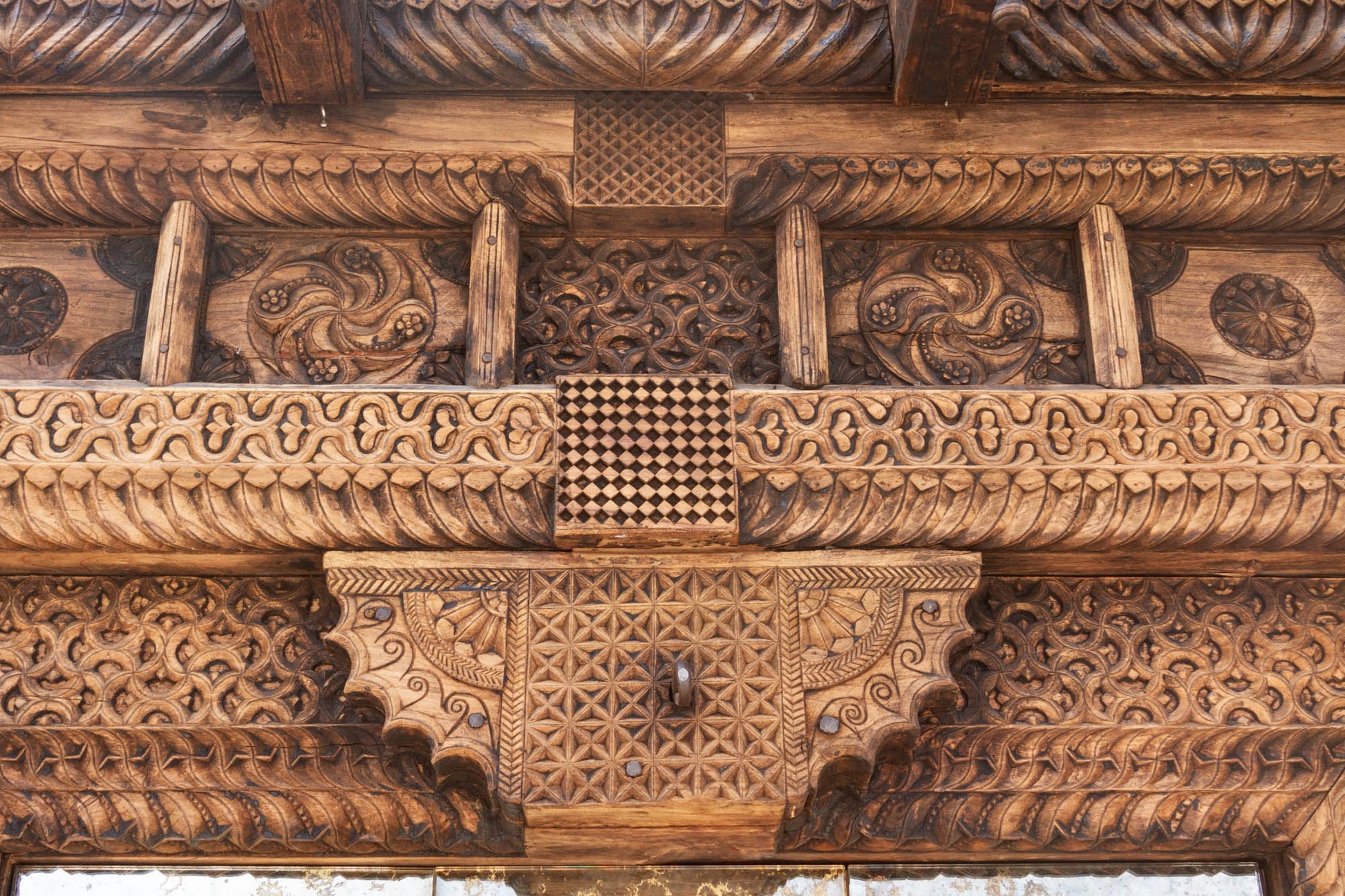 Majestic 18th Century Swat Valley Grand Mirror - Horizon and Stone 