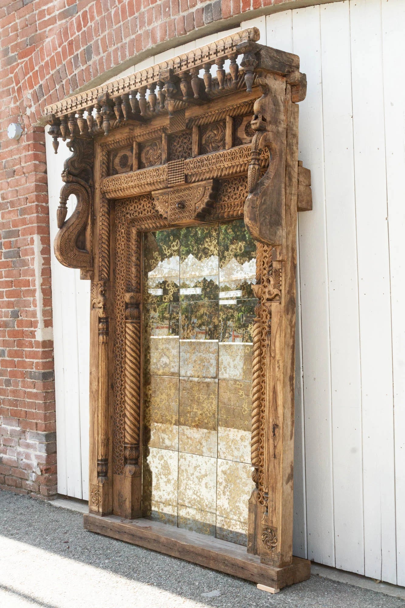 Majestic 18th Century Swat Valley Grand Mirror - Horizon and Stone 