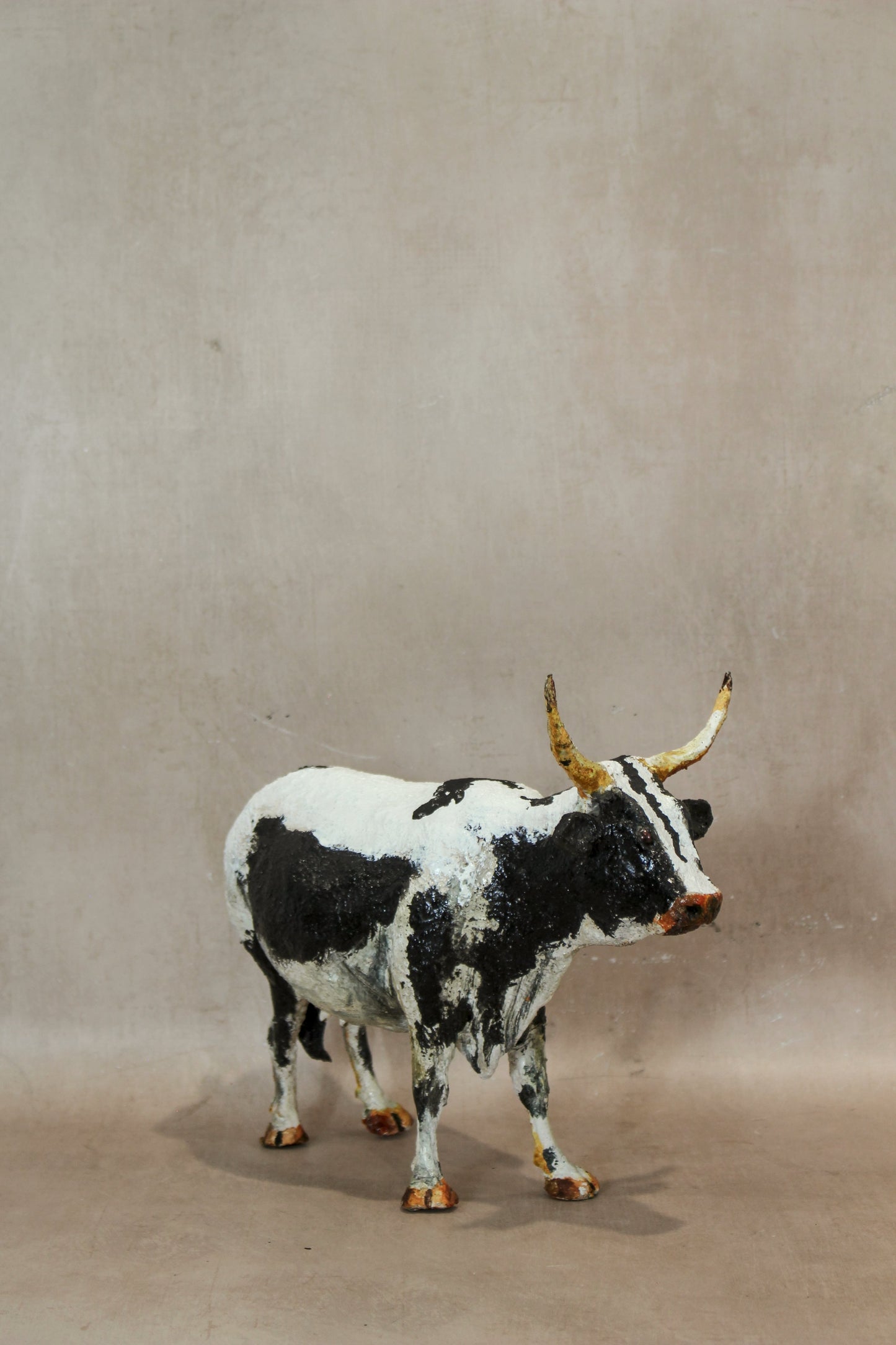Paper Mache Nguni Cow - 185.4 - Horizon and Stone 