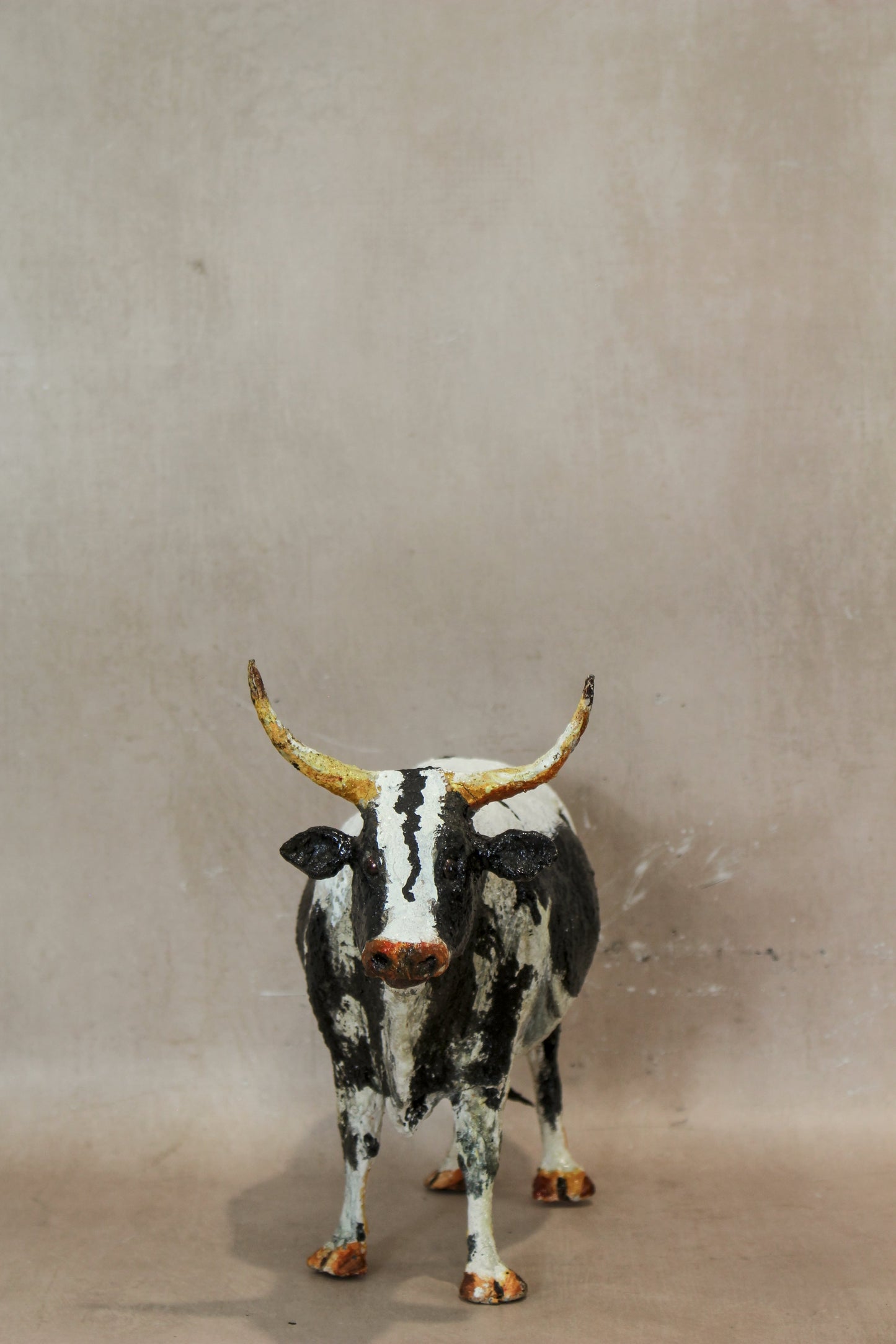 Paper Mache Nguni Cow - 185.4 - Horizon and Stone 