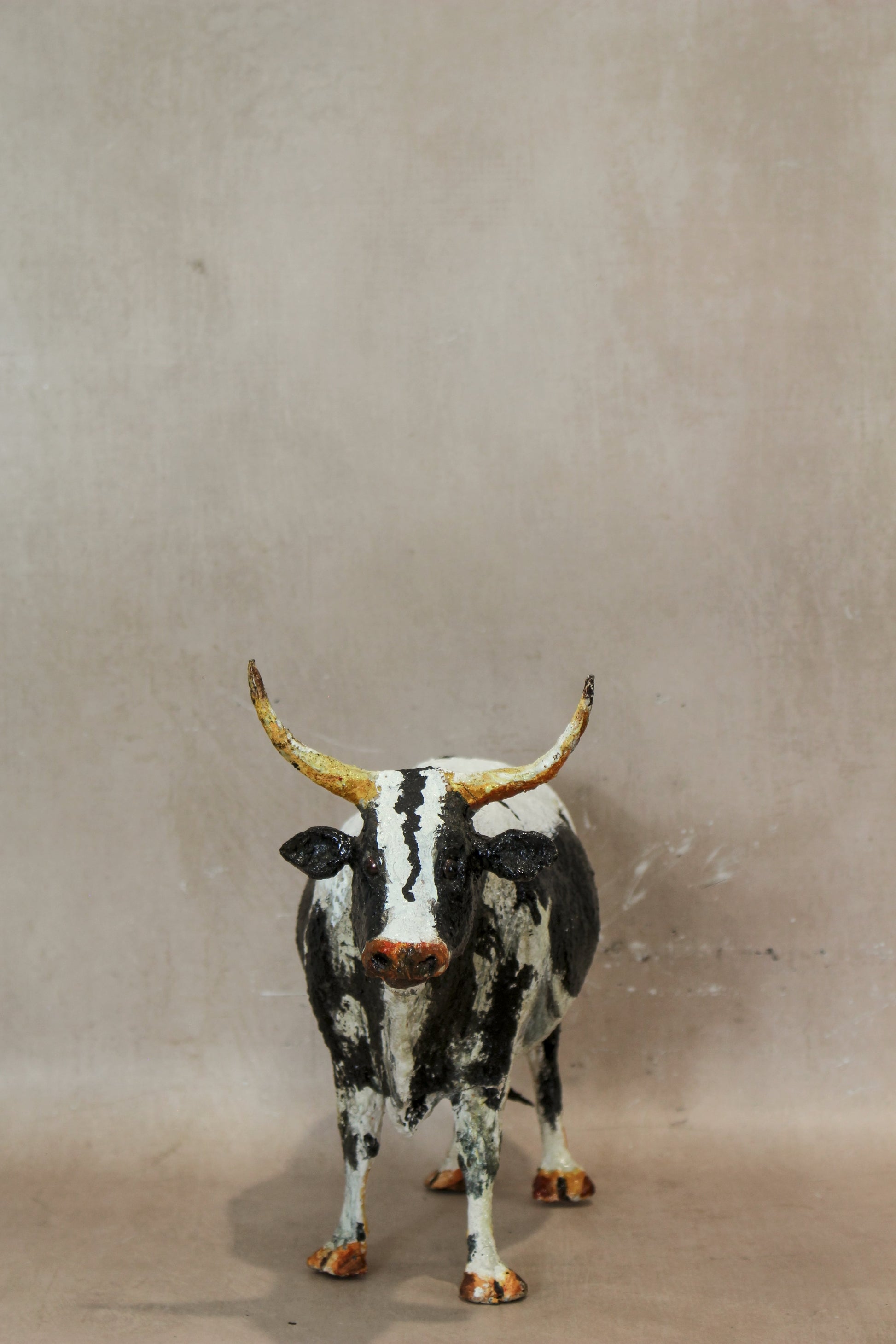 Paper Mache Nguni Cow - 185.4 - Horizon and Stone 