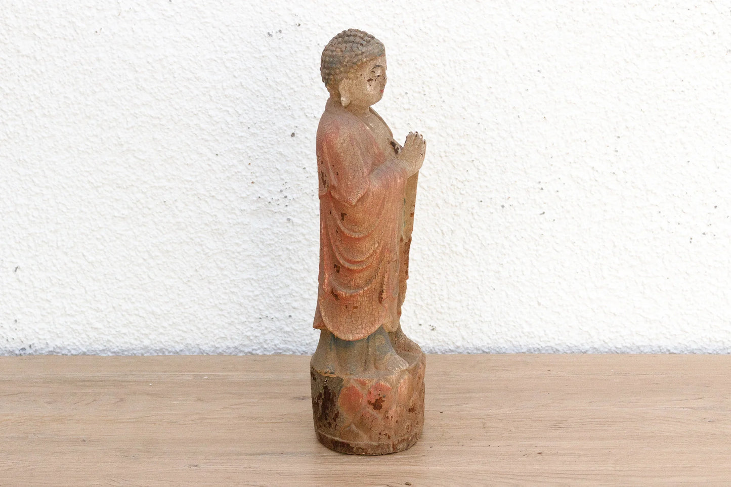 Small Graceful Hand-Painted Standing Buddha - Horizon and Stone 