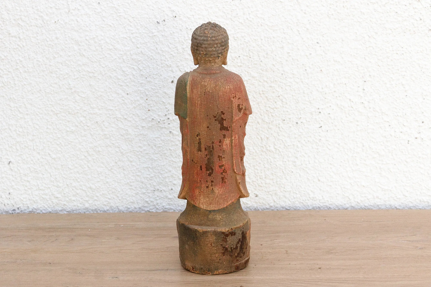 Small Graceful Hand-Painted Standing Buddha - Horizon and Stone 