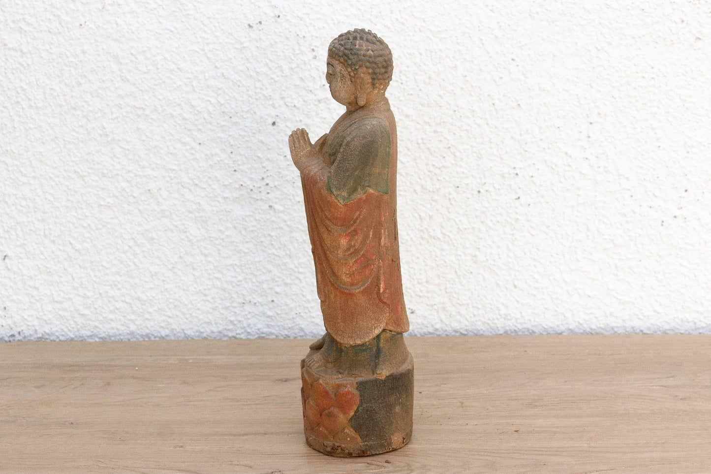 Small Graceful Hand-Painted Standing Buddha - Horizon and Stone 
