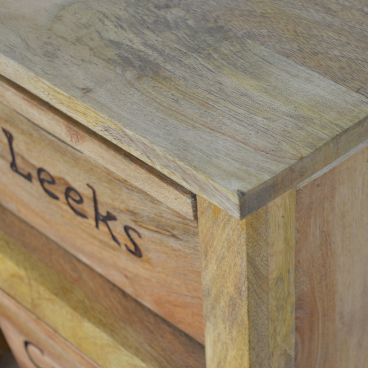 Carved Kitchen Cabinet - Horizon and Stone 