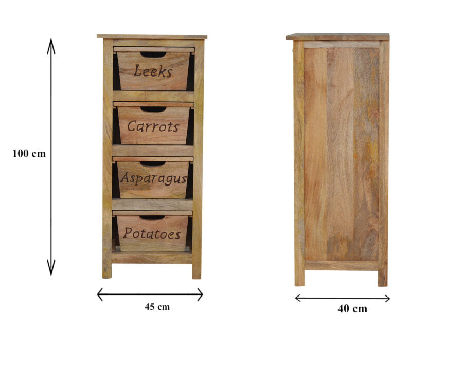 Carved Kitchen Cabinet - Horizon and Stone 