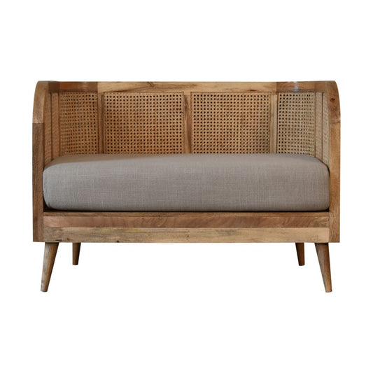 Larissa Mud Linen Sofa - Horizon and Stone 