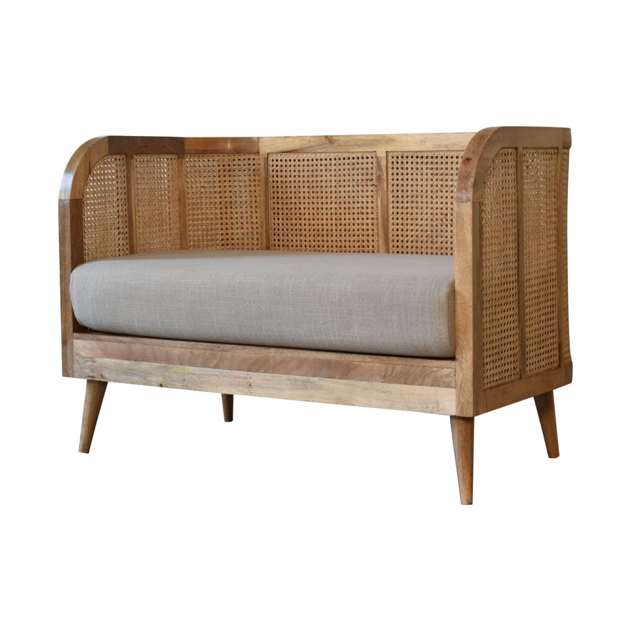 Larissa Mud Linen Sofa - Horizon and Stone 