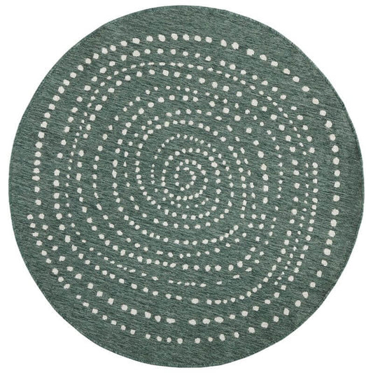 Indoor Outdoor Bali Reversible Round Rug - Horizon and Stone 