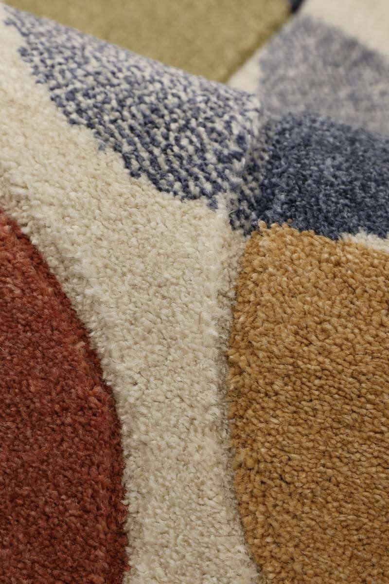 Newport Geometric Rug – Bold Multicolour Design - Horizon and Stone 