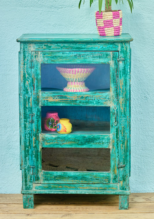 Vintage Glazed Cabinet - Horizon and Stone 