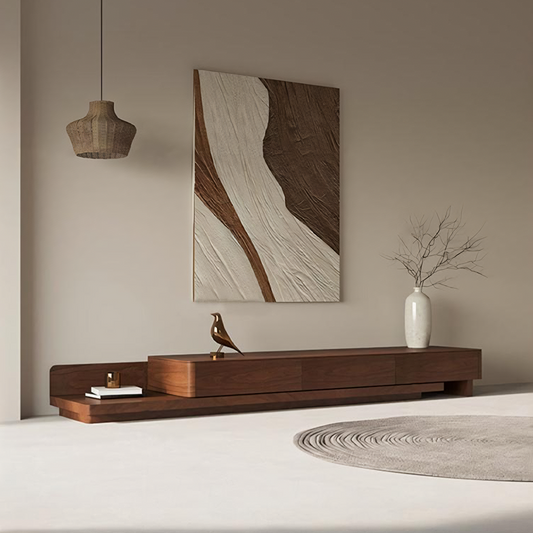 Opaline TV Stand, Wood - Horizon and Stone 