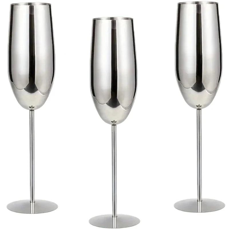 Stainless Steel Glasses -  SHATTERPROOF (Set of 6) - Horizon and Stone 