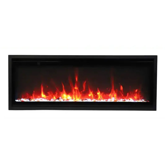 Amantii Symmetry Xtra Slim 42" Indoor Outdoor Built-In Smart Electric Fireplace | SYM-SLIM-42 - My Store