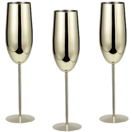 Stainless Steel Glasses -  SHATTERPROOF (Set of 6) - Horizon and Stone 