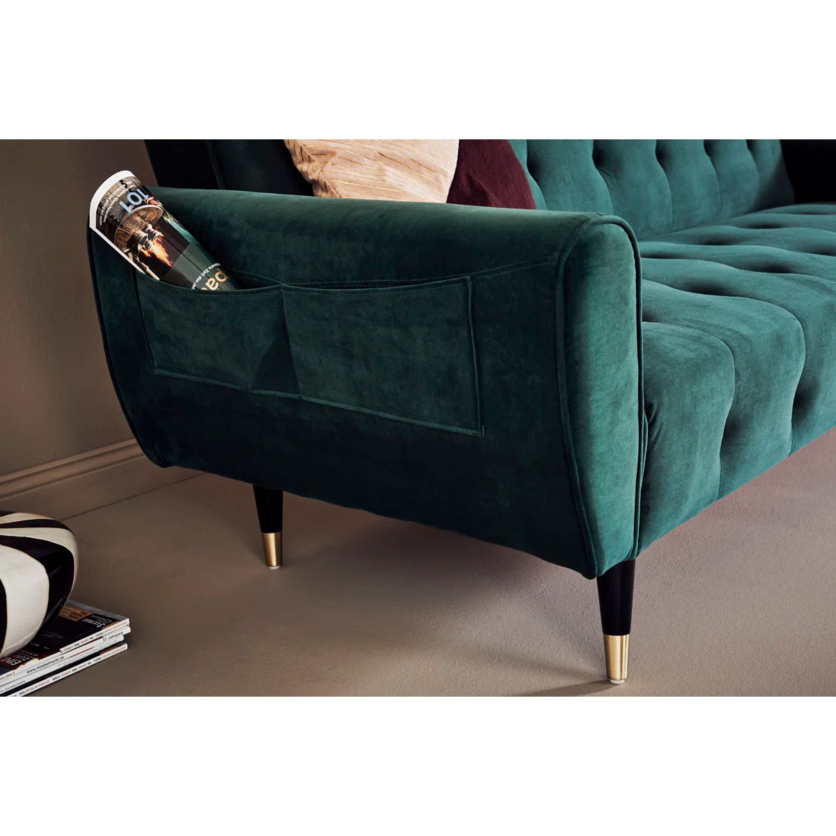Shiflet 3 Seater Clic Clac Sofa Bed - Horizon and Stone 