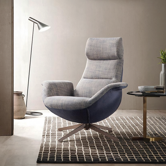 Simone Armchair, Linen - Horizon and Stone 