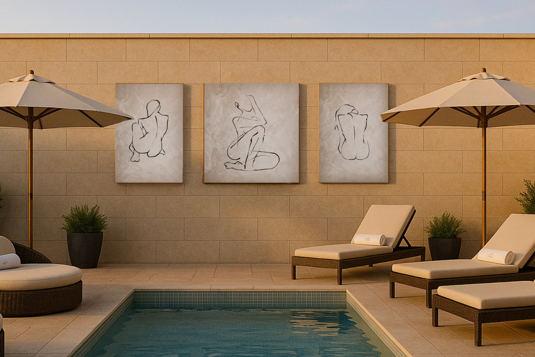 OUTDOOR ART - WEATHERPROOF   EXCLUSIVE TO HORIZON AND STONE!!!!   COMING SOON - Horizon and Stone 
