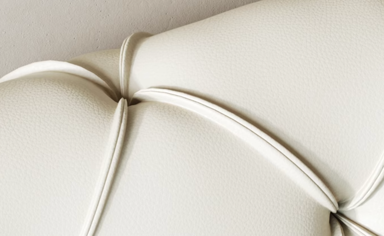 Baal King Size / Super King Size Bed, Leather, With Beside Table - Horizon and Stone 