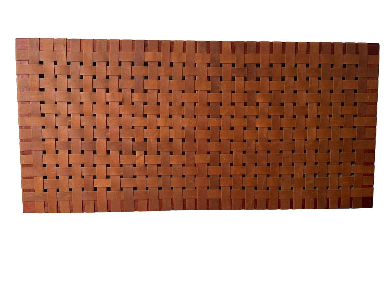 Woven Leather Strap Headboard Naturally Stunning Headboard 78 x 28 inches
