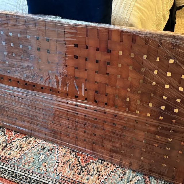 Woven Leather Strap Headboard Naturally Stunning Headboard 78 x 28 inches