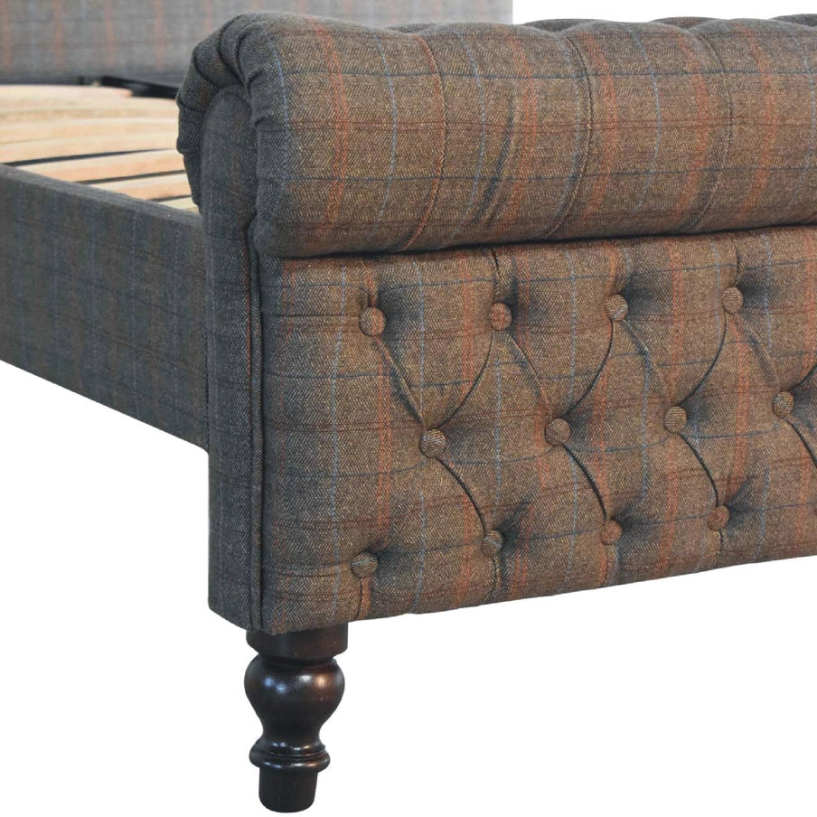 Artisan Furniture Solid Wood Multi Tweed Bed - Horizon and Stone 
