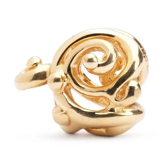Ornamental Bead 18 k gold - Horizon and Stone 