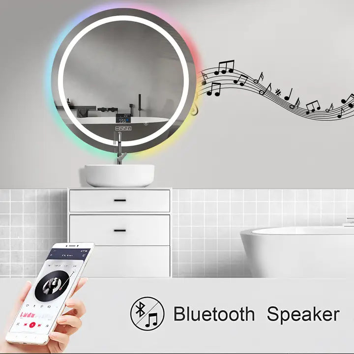 Led Mirror with Cct, Dimming, Rgb & Bluetooth Speaker - Horizon and Stone 