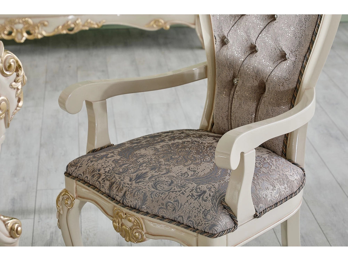 Kelebek Diningroom (Consol with Mirror & Dining Table & 2 Arm Chair & 4 Chair)