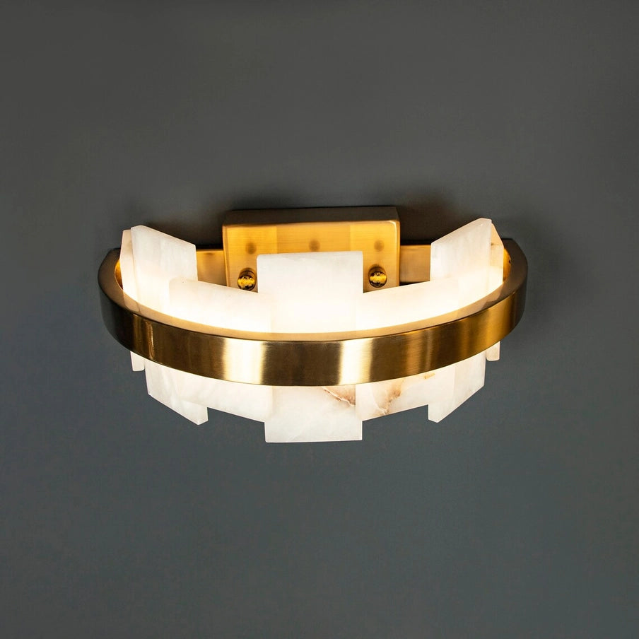 Marble Vanity Wall Light Marble Wall Lighting Model : Paris
