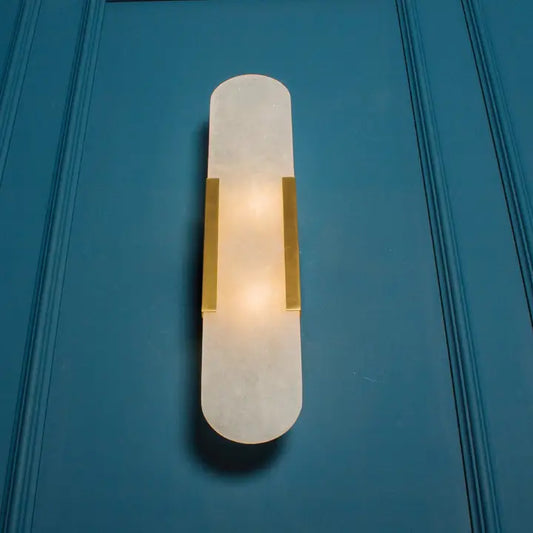 White Marble Wall Sconce Led Lamp For Home Decor