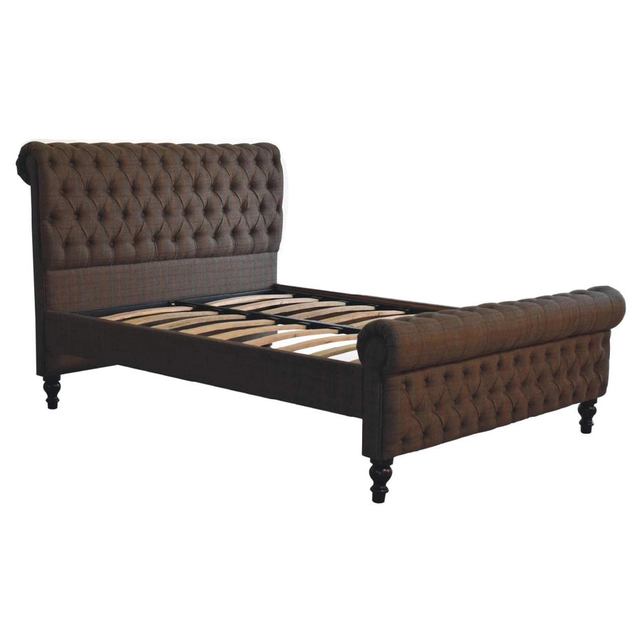 Artisan Furniture Solid Wood Multi Tweed Bed - Horizon and Stone 