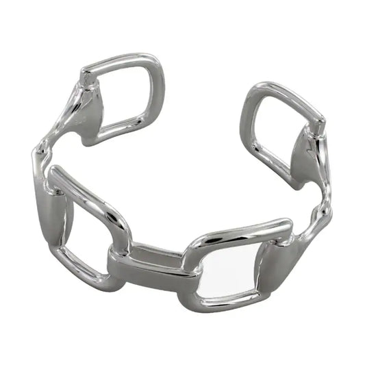 Supersized Smart Snaffle Cuff Bracelet - Horizon and Stone 