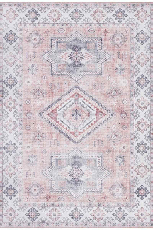 Oriental Gratia Pink Rug - Horizon and Stone 