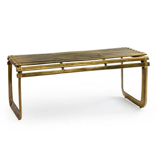 Aluminium Antique Gold Bench