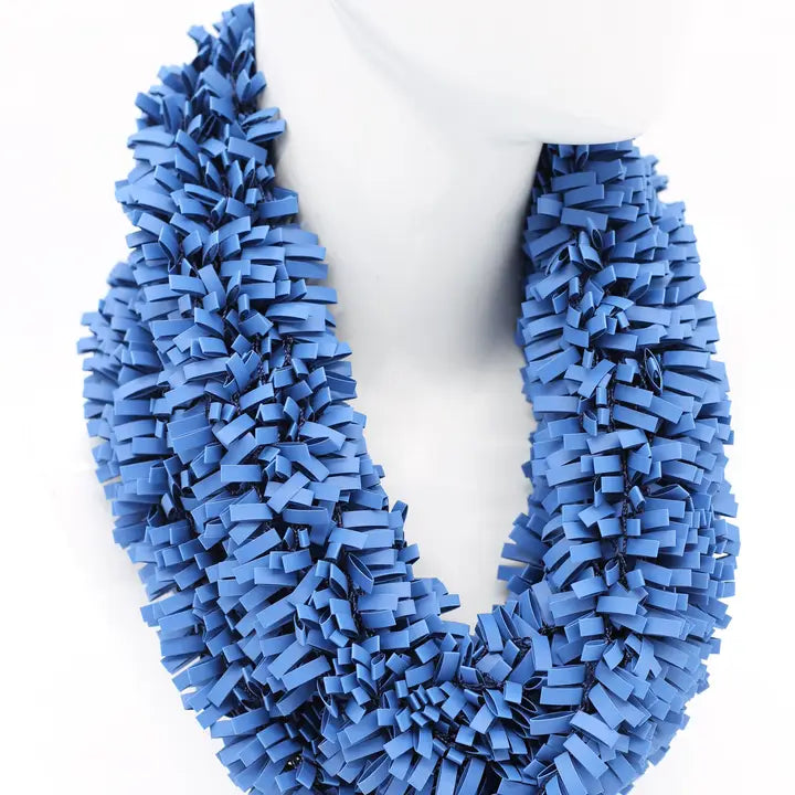 Recycled Rubber Loop Infinity Scarf