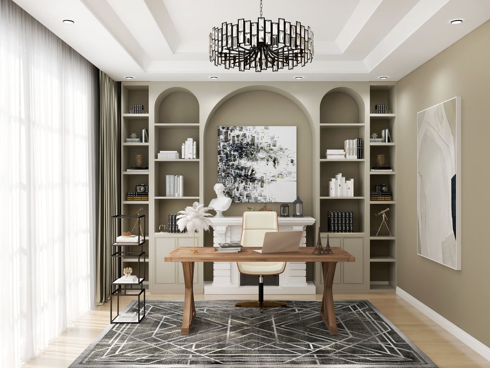 Vintage Style Rectangular Pine wood Farmhouse Desk in Natural (1500mm) - Horizon and Stone 