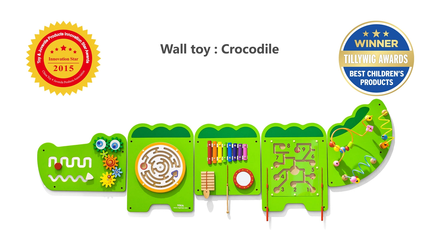 Viga Crocodile Wall Toy - Horizon and Stone 