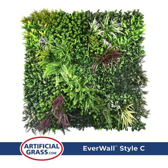 ArtificialGrass.com Everwall Green Foliage Wall 1m² (Pack of 5) - EVERWALL