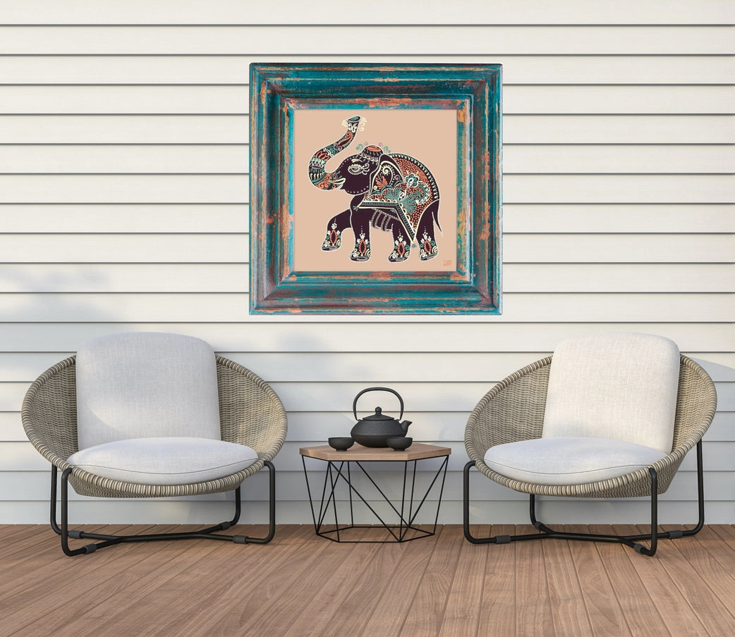 Boho Bee Outdoor Wall Art - Horizon and Stone 