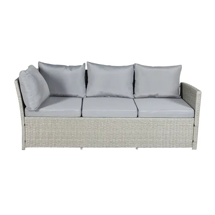 The Knutsford 9 Seat Corner Rattan Dining Set - Horizon and Stone 