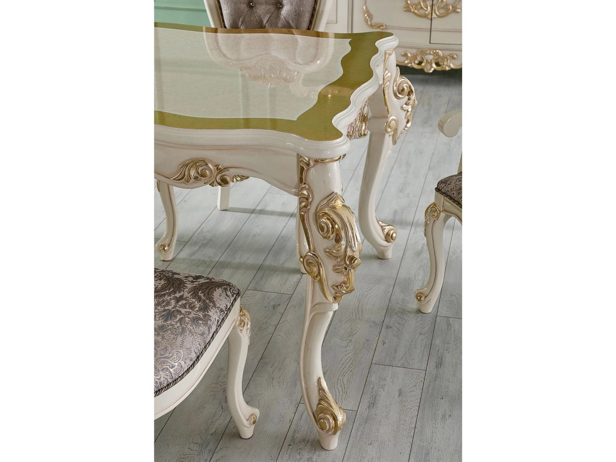 Kelebek Diningroom (Consol with Mirror & Dining Table & 2 Arm Chair & 4 Chair)