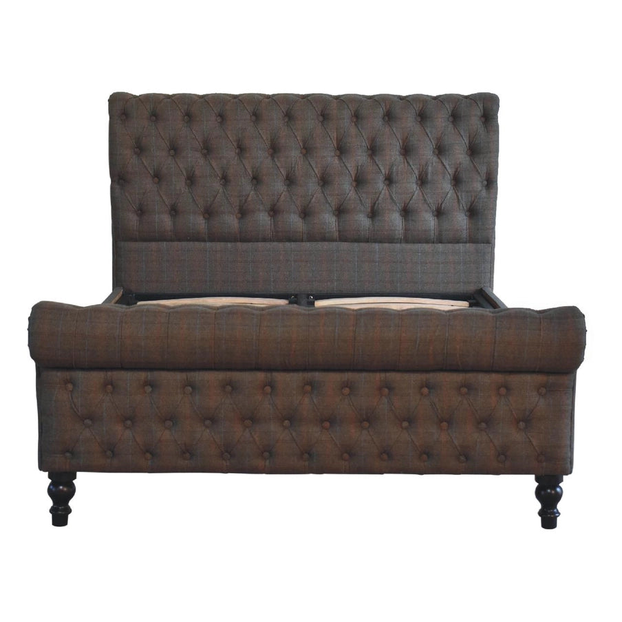 Artisan Furniture Solid Wood Multi Tweed Bed - Horizon and Stone 