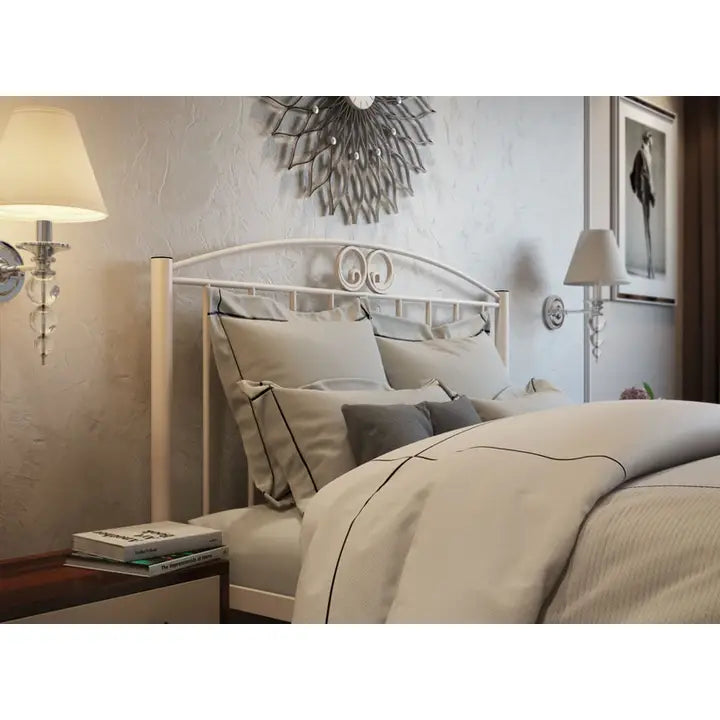 Aus Metal Bed Frame - IVORY DOUBLE - Horizon and Stone 