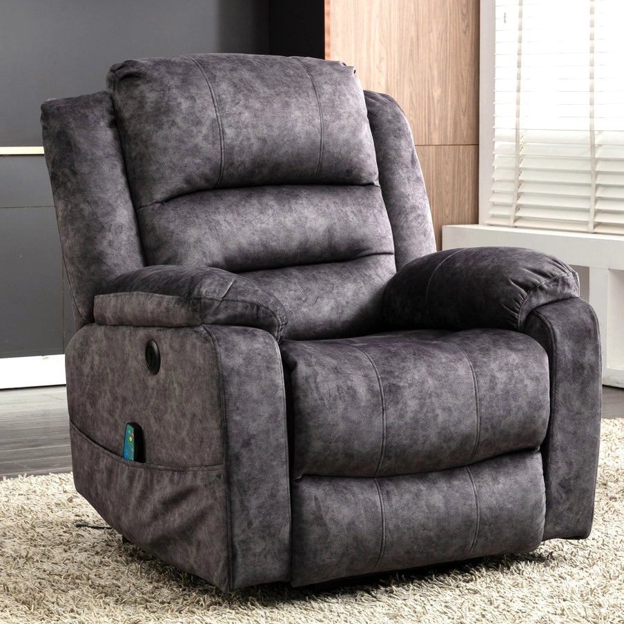 Electric Power Lift Recliner Chair with Massage Function - Horizon and Stone 