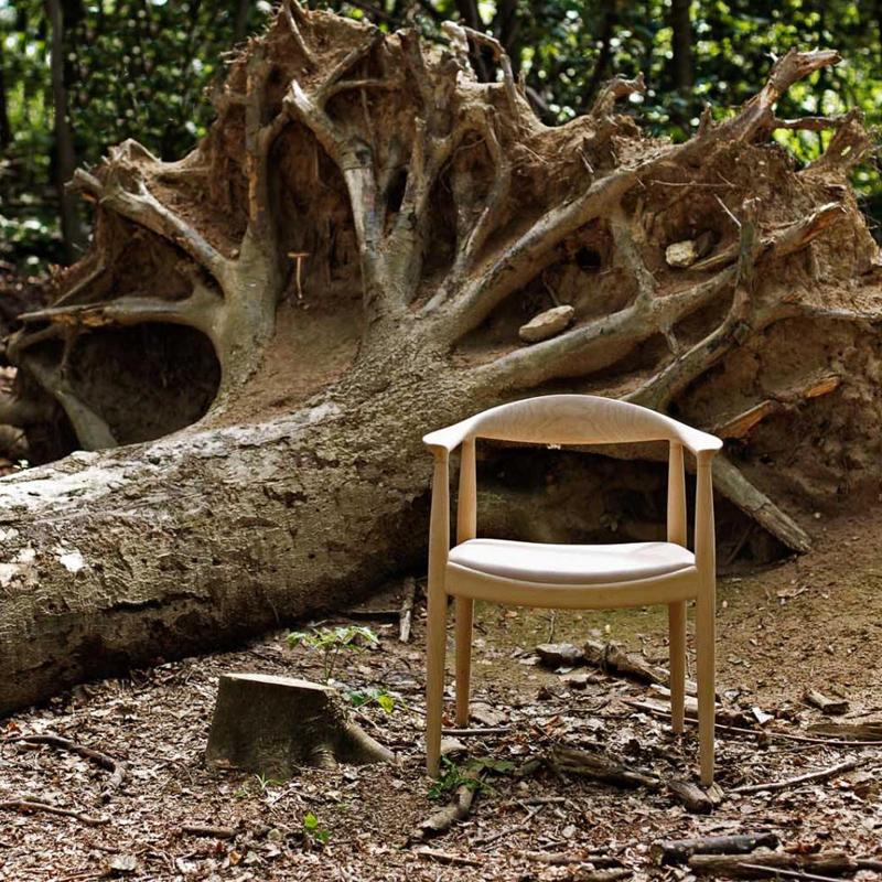 Hans Wegner Kennedy Dining Chair, Oak - Horizon and Stone 