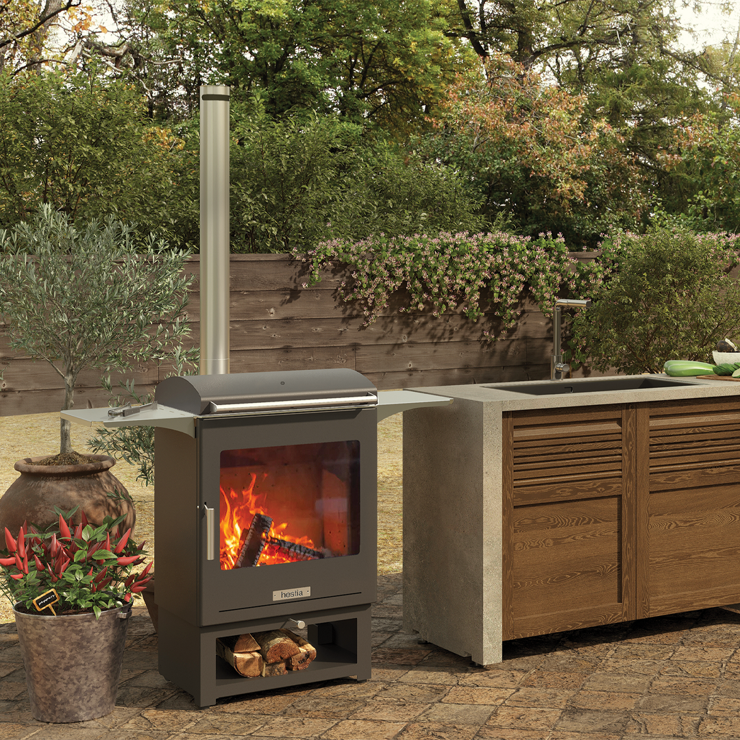 Hestia Heat & Cook Barbeque & Outdoor Garden Stove